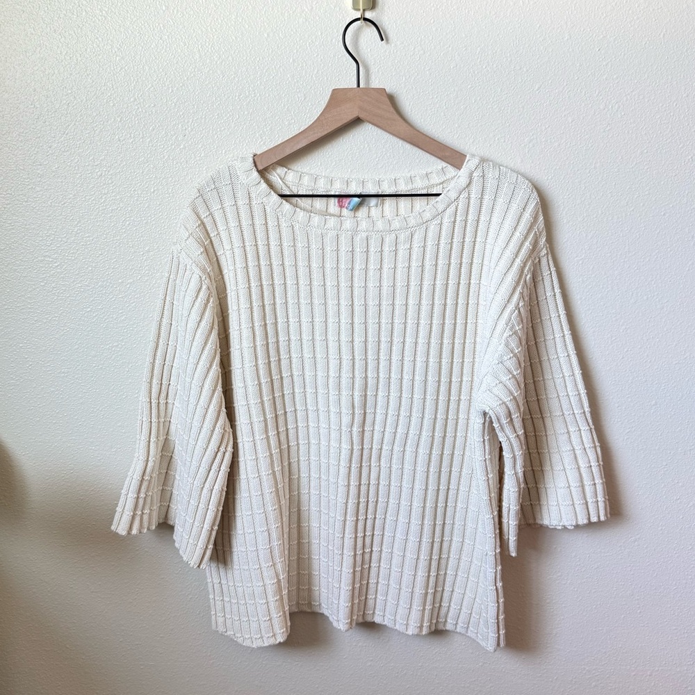 FP Beach Cream Knit Top